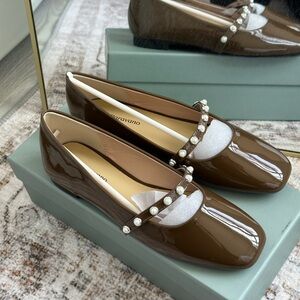 C.Paravano Mary Jane Flats Size 6.5